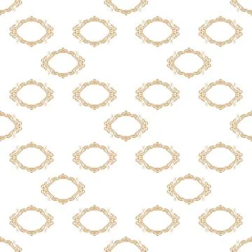 Vector seamless pattern with art ornament for design Stock Illustration