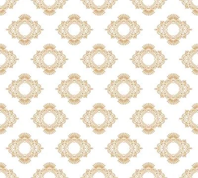 Vector seamless pattern with art ornament for design Stock Illustration