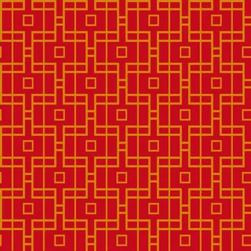 Vector seamless pattern in asian style. Stock Illustration