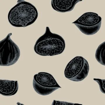 Vector seamless pattern of autumn pattern. Hand drawn vector illustration Stock Illustration