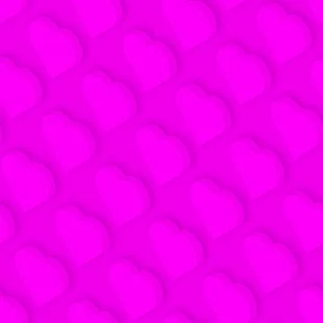 Vector seamless pattern background. Happy Valentines day bright wallpaper wit Stock Illustration