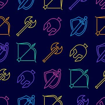 Vector seamless pattern background icon イラスト素材