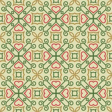 Vector seamless pattern background. Stock Illustration