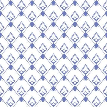 Vector seamless pattern background texture with geometric shapes, colored in  Illustrazione stock