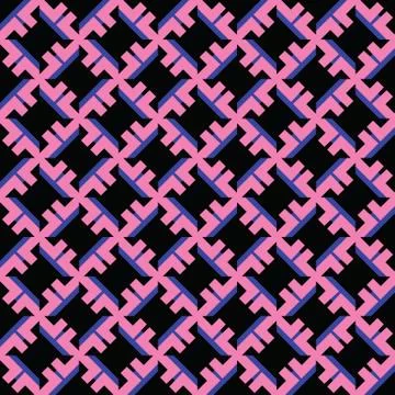 Vector seamless pattern background texture with geometric shapes, colored in  Illustrazione stock