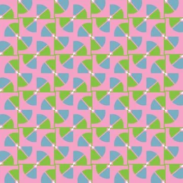 Vector seamless pattern background texture with geometric shapes, colored in  Stock Illustration