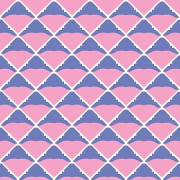 Vector seamless pattern background texture with geometric shapes, colored in  Stock Illustration