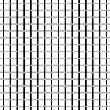 Vector seamless pattern of black abstract geometric shapes and grid isolated 스톡 일러스트