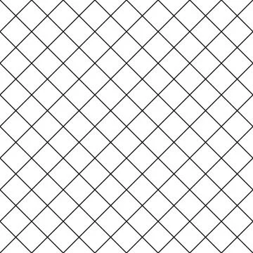 Vector seamless pattern of black abstract geometric shapes and grid isolated 스톡 일러스트