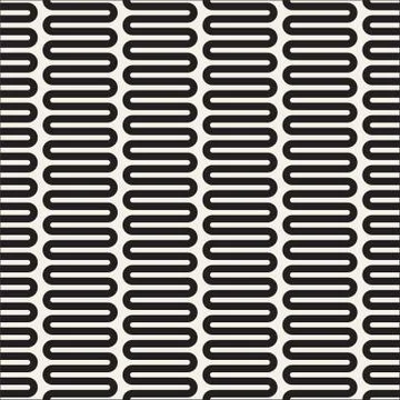 Vector seamless pattern. Black and white version Stock Illustration