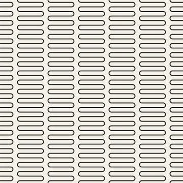 Vector seamless pattern. Black and white version Stock Illustration
