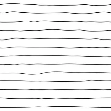 Vector seamless pattern. Black and white colors. Stock Illustration