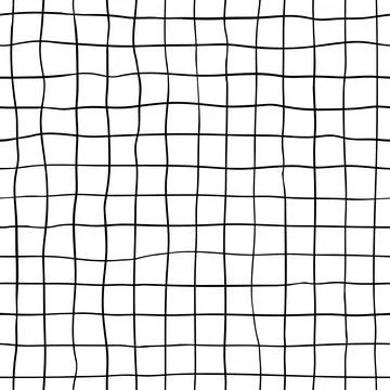 Vector seamless pattern. Black and white colors. Stock Illustration