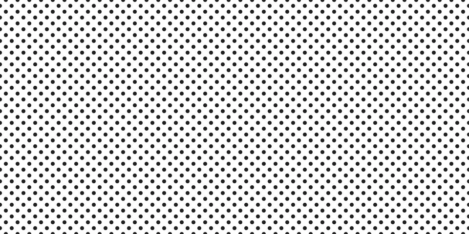 Vector seamless pattern with black dots on a white background Stock Illustration