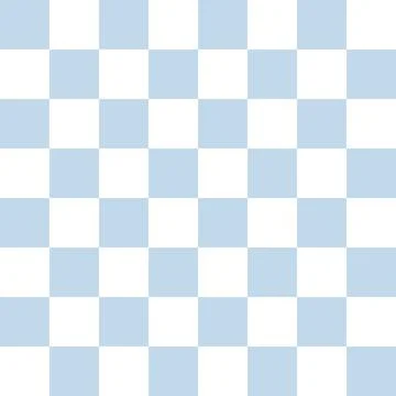 Vector seamless pattern of blue chess chessboard Stock Illustration