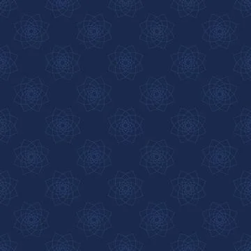 Vector seamless pattern in boho style. 스톡 일러스트