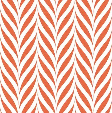 Vector seamless pattern - bright color design. Fabric elegant orange background Ilustração Stock