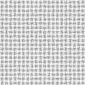 Vector seamless pattern. Bunch of randomly intersecting wireframe cubes. Illustrazione stock