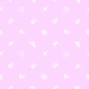 Vector. Seamless pattern. business, travel. Cards, web, wrapping paper,bags Stock Illustration