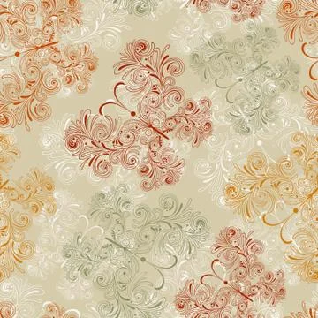 Vector seamless pattern with butterflies Illustrazione stock