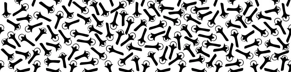 Vector seamless pattern of carnation in flat style. Background or texture of  Illustrazione stock