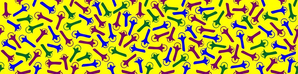 Vector seamless pattern of carnation in flat style. Background or texture of  Stock Illustration