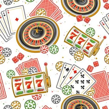 Vector seamless pattern for Casino Stock Illustration