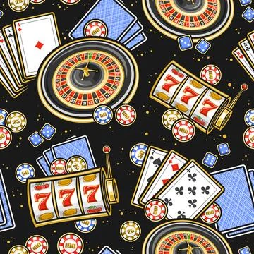 Vector seamless pattern for Casino Stock Illustration