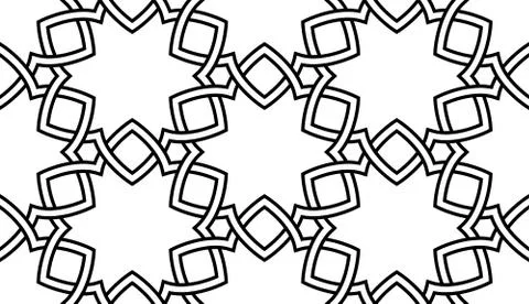 Vector seamless pattern of celtic Stock Illustration