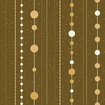 Vector seamless pattern of chains from Christmas and New Year Stock Illustration
