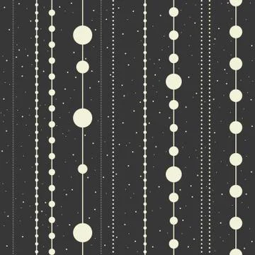 Vector seamless pattern of chains from Christmas and New Year Stock Illustration