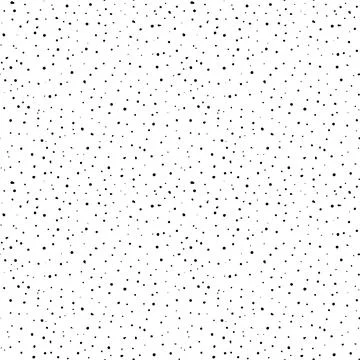 Vector seamless pattern with chaotic small dorts. Illustrazione stock