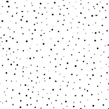 Vector seamless pattern with chaotic small dorts. Stock Illustration