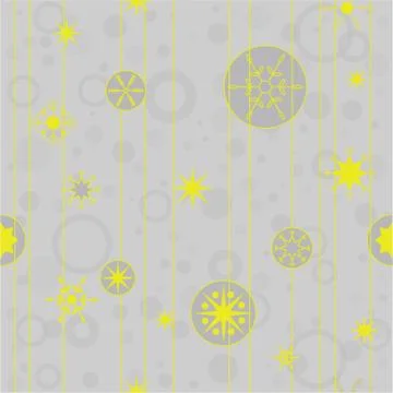 Vector seamless pattern for Christmas card. Stock Illustration