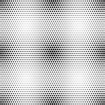 Vector seamless pattern with circle halftone Stock Illustration