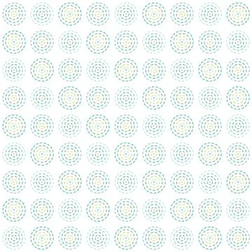 Vector seamless pattern circles, simple geographic shapes 스톡 일러스트