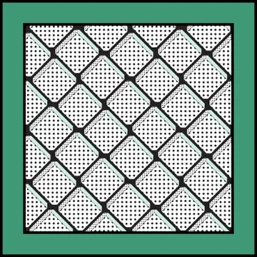 Vector seamless pattern with classic diagonal ornament Stock Illustration