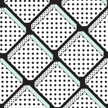 Vector seamless pattern with classic diagonal ornament Illustrazione stock