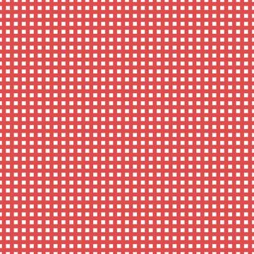 A Vector seamless pattern of colored abstract geometric shapes and grid Stock Illustration