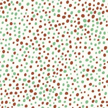 Vector seamless pattern with colorful dots. Stock Illustration