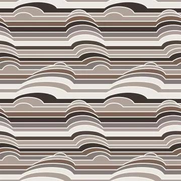 Vector seamless pattern of colorful stripes Stock Illustration