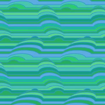 Vector seamless pattern of colorful stripes Illustrazione stock