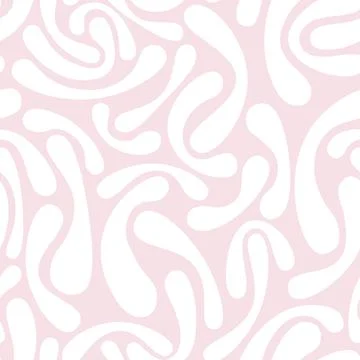 Vector seamless pattern with creative abstract shapes - delicate design. Drawing 스톡 일러스트