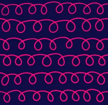 Vector seamless pattern with curls. Stock Illustration