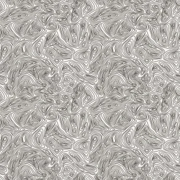 Vector seamless pattern of the curves lines Stock Illustration