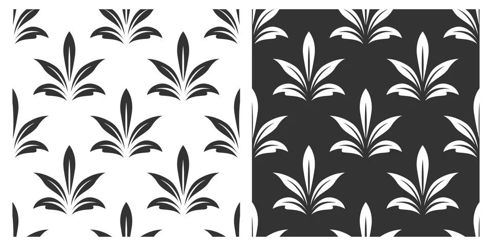 Vector Seamless Pattern with Decorative Filigree Ornaments. Vintage Retro Design Stock Illustration
