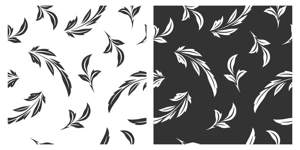 Vector Seamless Pattern with Decorative Filigree Ornaments. Vintage Retro Design Stock Illustration