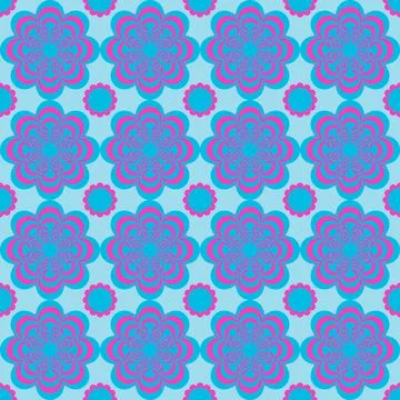 Vector seamless pattern design for background, batik, fabric, wallpaper, wrap Stock Illustration