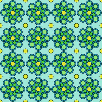 Vector seamless pattern design for backgrounds batik, fabric, wallpaper, wrap Stock Illustration