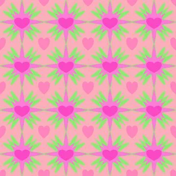 Vector seamless pattern design for backgrounds batik, fabric, wallpaper, wrap Stock Illustration